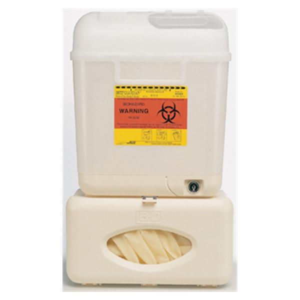 Cabinet Sharps Wallmate 5.4qt Plastic Pearl Ea